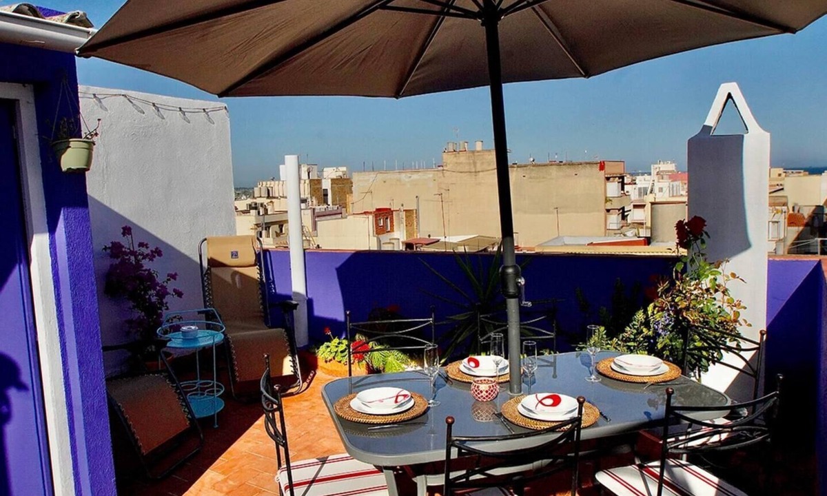 Sant Carles de la Rapita Apartment | Beautiful duplex with sea and mountain views