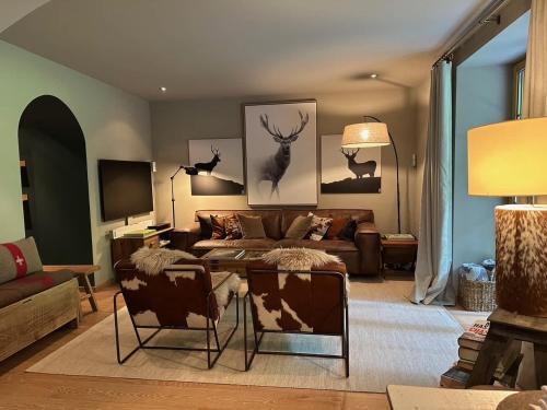 Chateau-d'Oex Apartment | Beautiful 3BR Apartment With Terrace