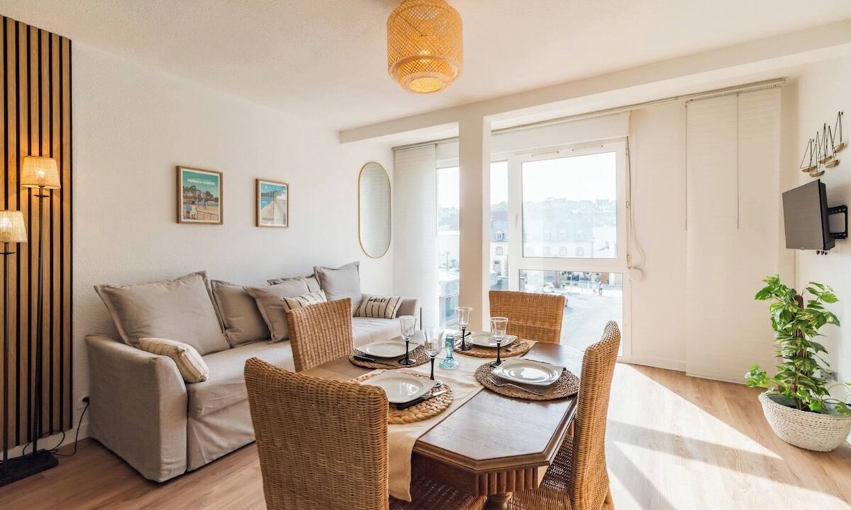 Perros-Guirec Apartment | Beautiful apartment, Trestraou beach