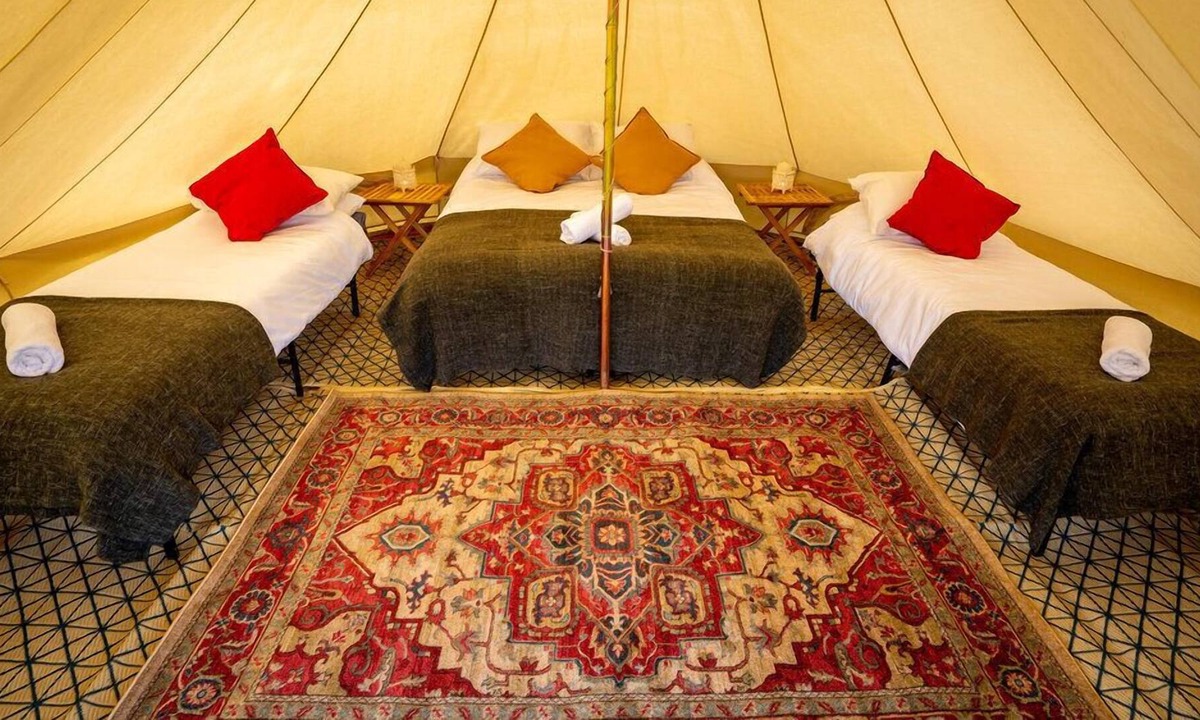 Great Hallingbury RV Rental | Beautiful Bell Tent with Shared Bathroom