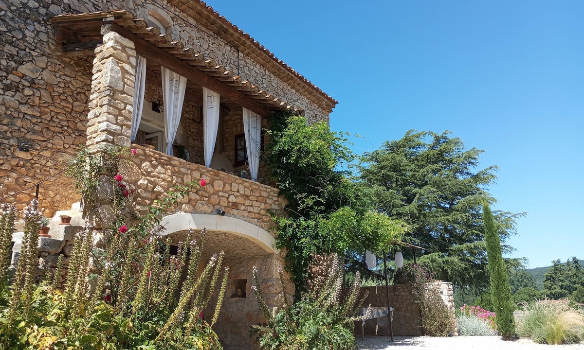 Goudargues Other | Beautiful century-old farmhouse, large converted vaulted room, land & swimming pool