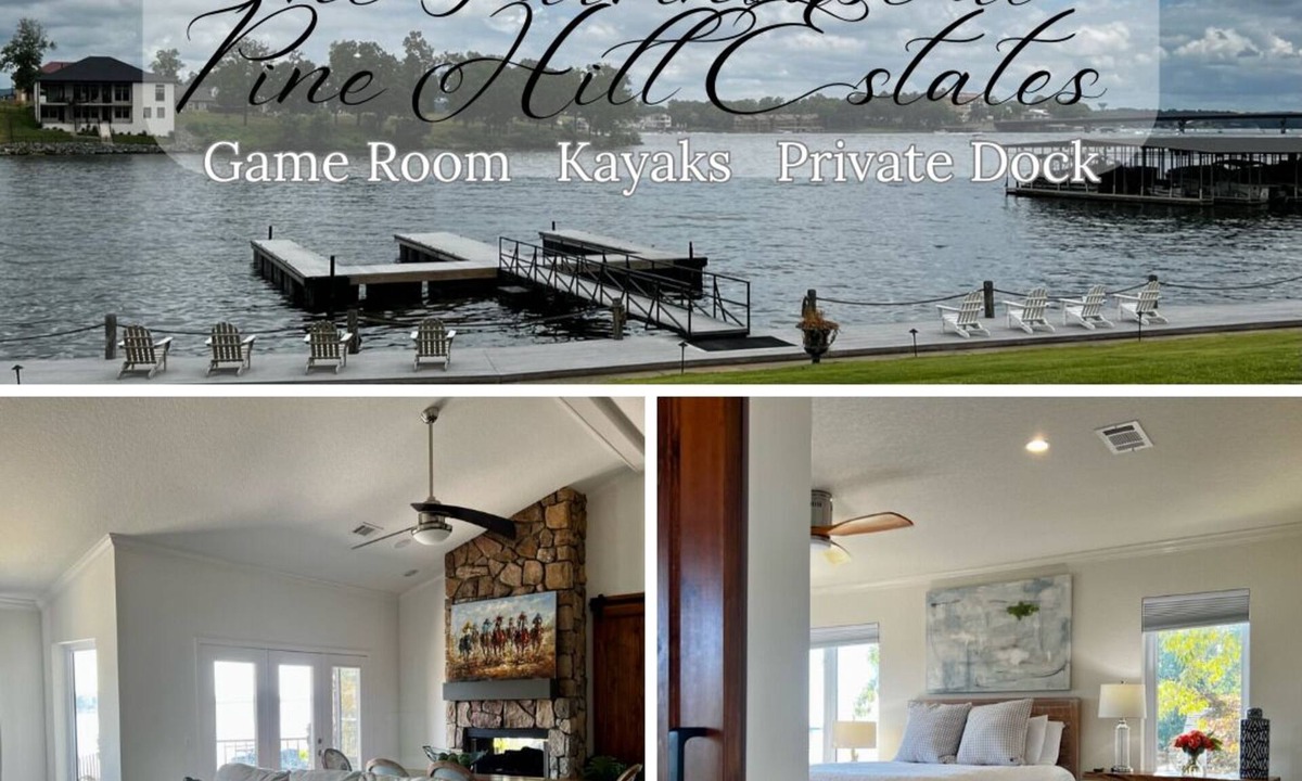 Lake Hamilton House | Beautiful Farmhouse on Lake Hamilton