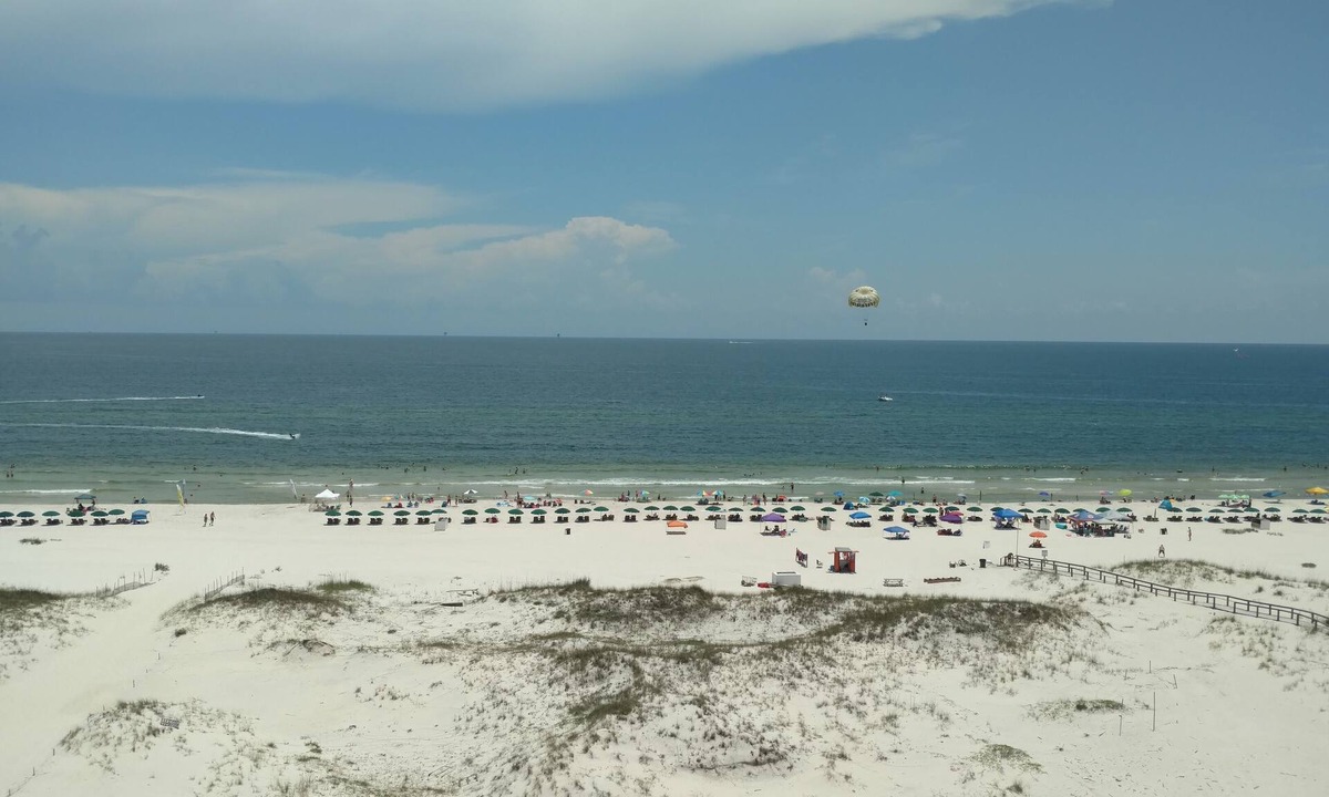 Fort Morgan Apartment | Beautiful Gulf Front Unit with Balcony