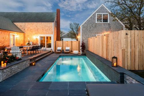 Nantucket Town House | Beautiful Historic Home Heated Pool & Hot Tub