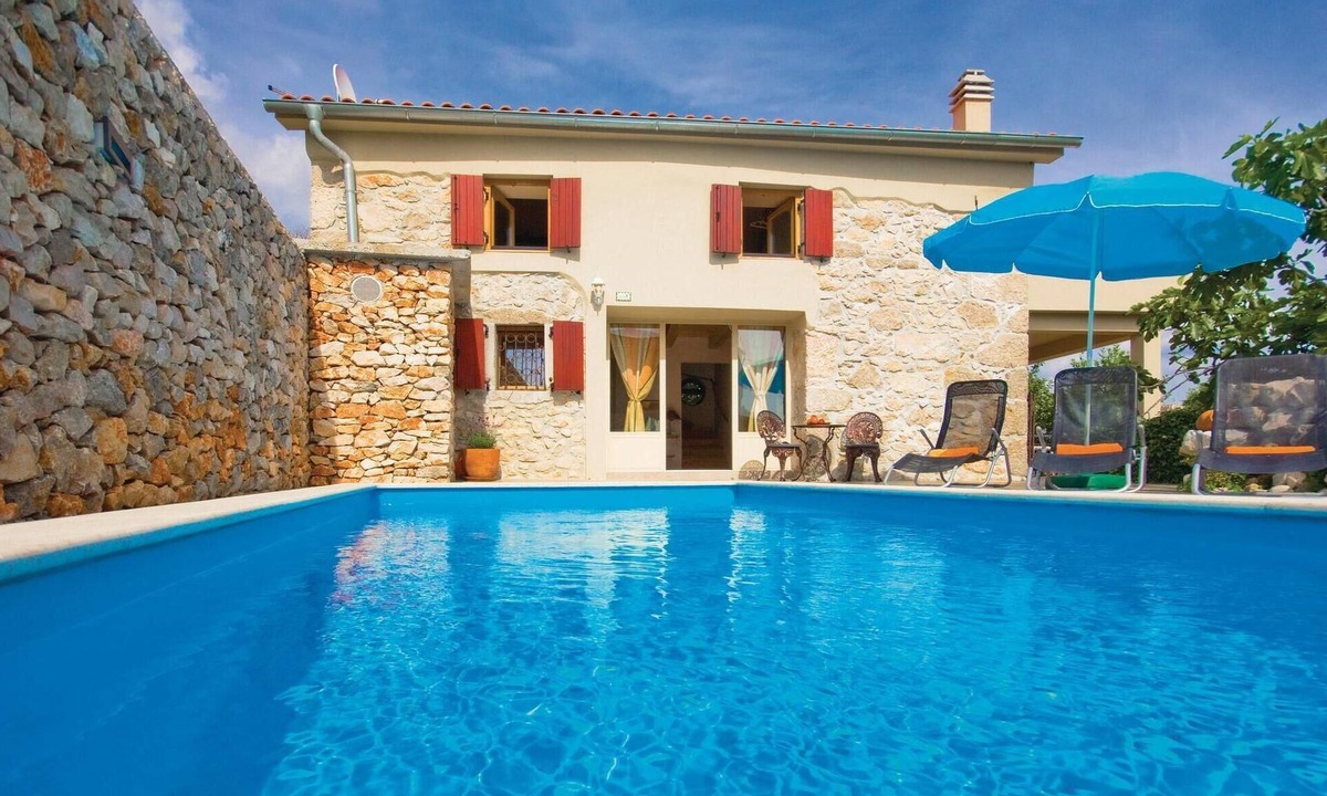 Garica House | Beautiful home in Krk with private swimming pool, can be inside or outside