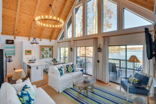 Seneca House | Beautiful Lake Keowee Home w/Boat Dock & Fire Pit