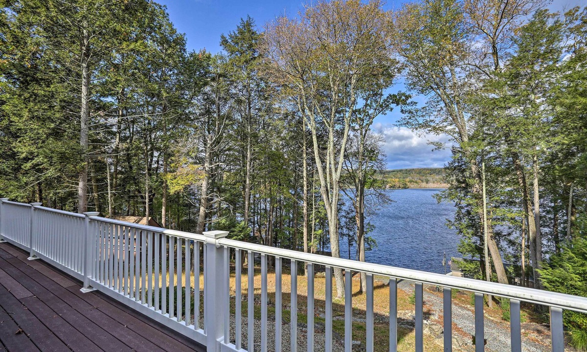 Swartswood House | Beautiful Lakefront Retreat w/Deck & Views!