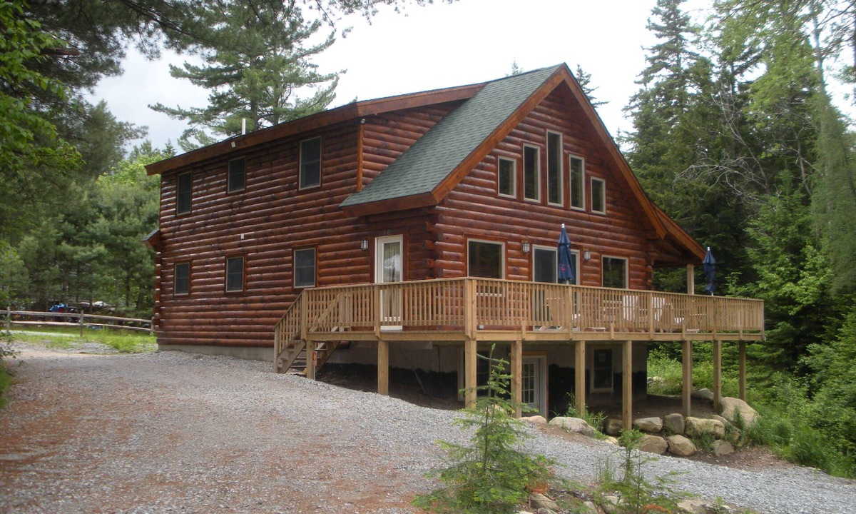 Lake Placid House | Beautiful Log Home NINJA 7086056