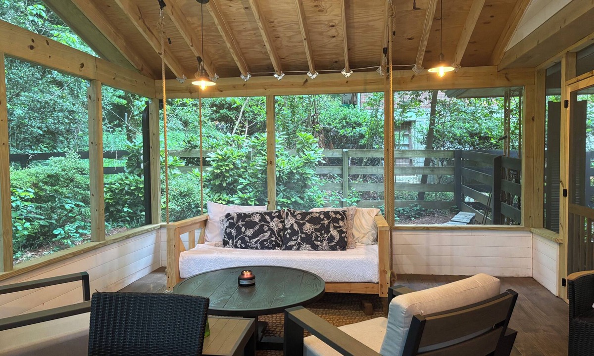 North Decatur House | Beautiful setting overlooking park. Relaxing home with 2 bedrooms 1.5 bathrooms.