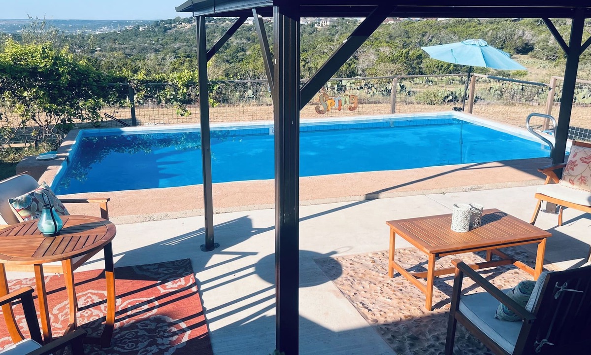 Kerrville House | Beautiful view,18 acres,pool, game room,Axis deer, 3 mile’s to the river trail!