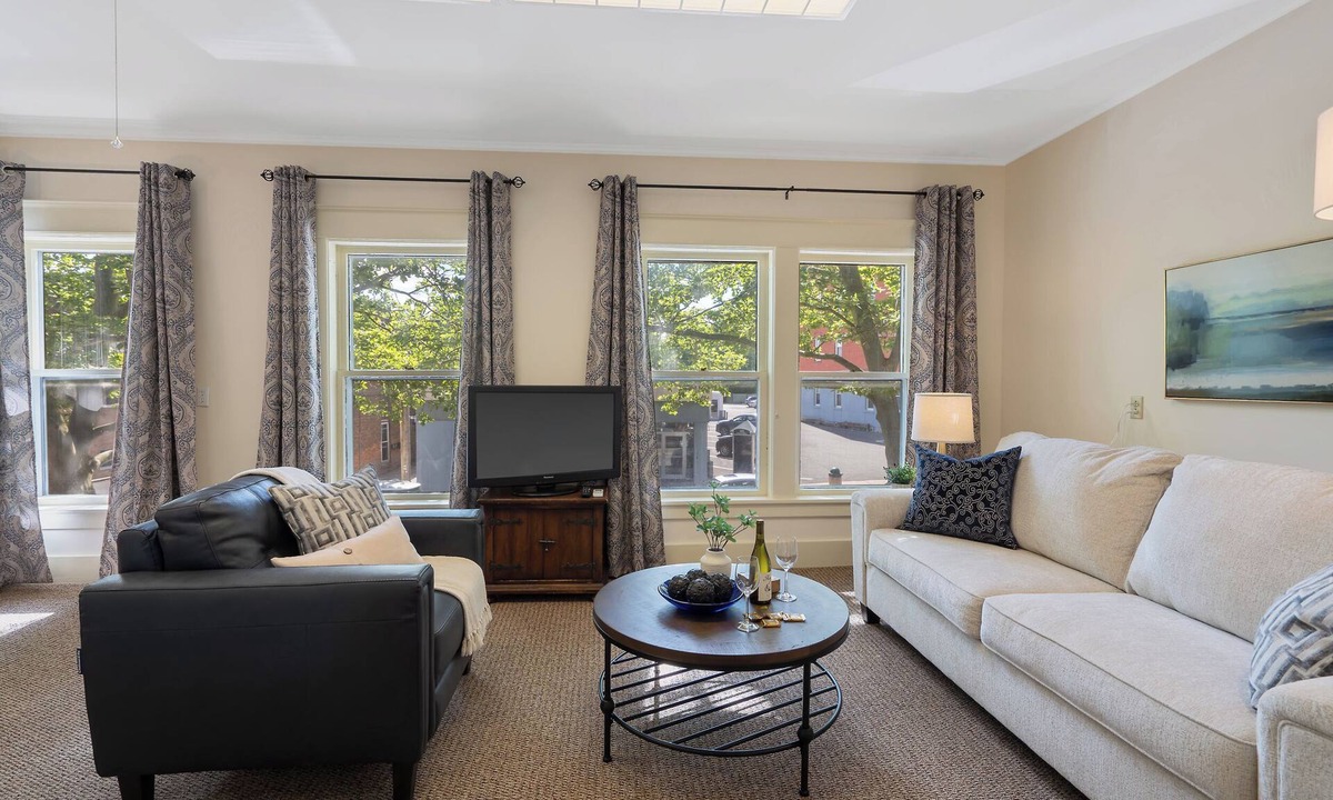 Baldwinsville Apartment | BEAUTIFUL village apt. Walk to river, shops, eateries. Great for getaway/work