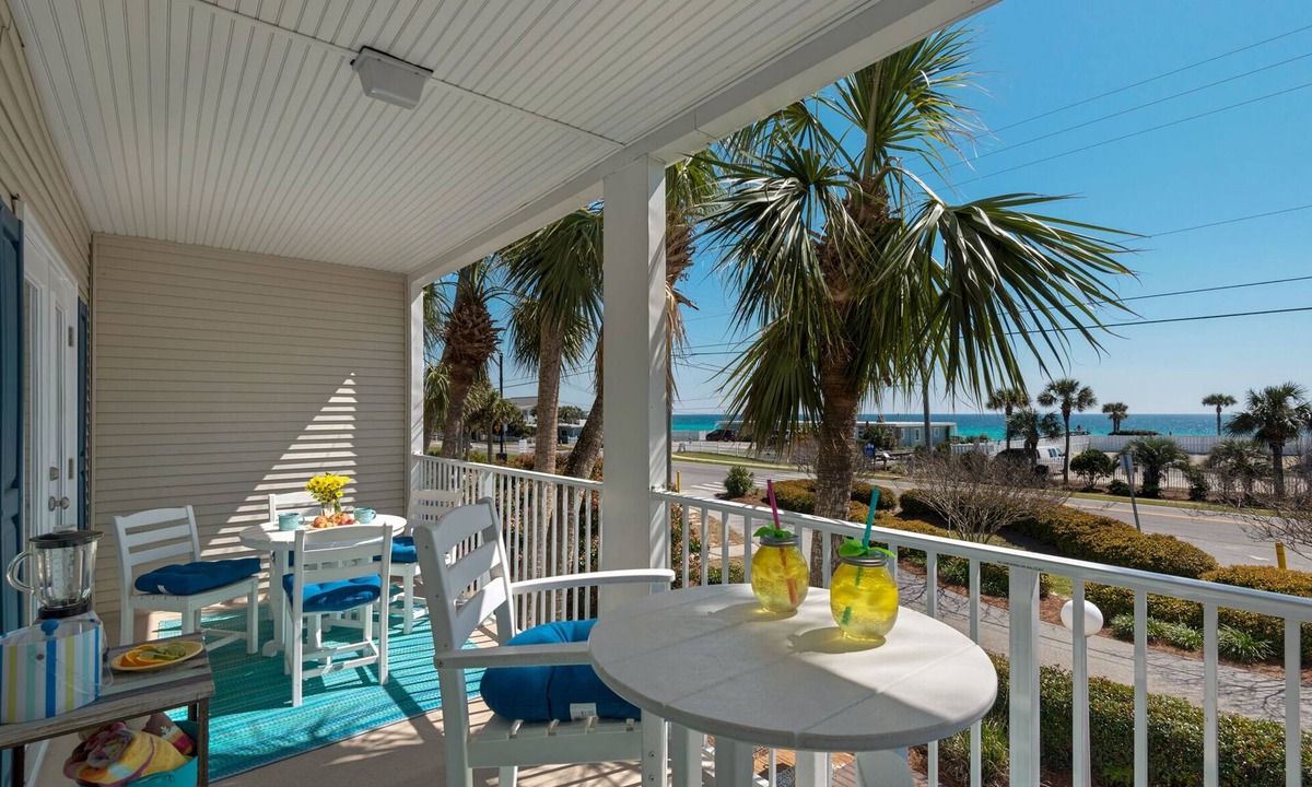 Crystal Beach Condo | BEAUTIFUL WATER VIEWS ~ RELAXING COASTAL DECOR!