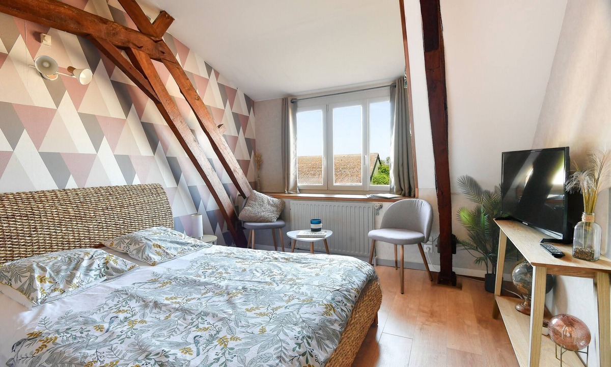 Forest-Montiers Bed & Breakfast | Bed and Breakfast 'À La Ferme 2 Pers' with Shared Terrace and Wi-Fi