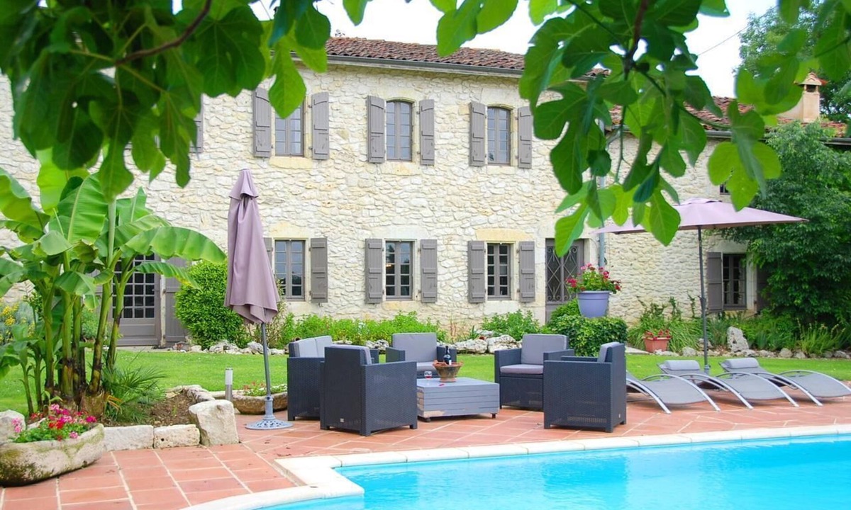 Vic-Fezensac House | Bed and Breakfast Bernes - Pool with view