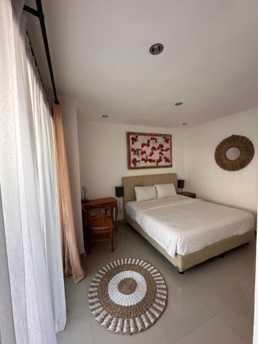 Buduk House | Bedroom with pool view Villa Uma Candi