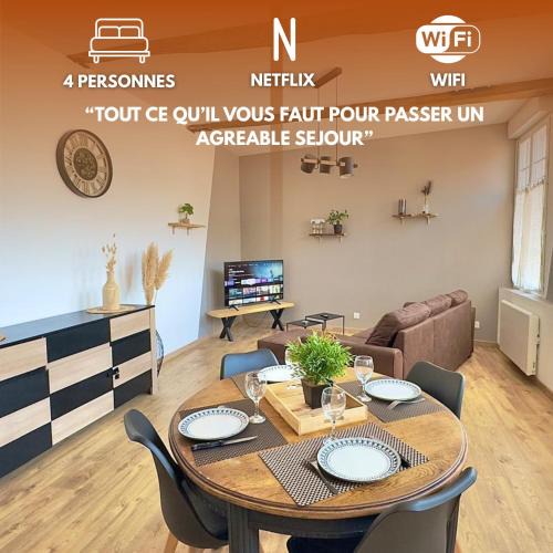 Henriville Apartment | Bel appartement 2-4 pers Centre-ville Netflix