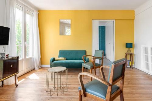 Republique - Les Ponts Apartment | Bel appartement avec garage sur l'île de Nantes