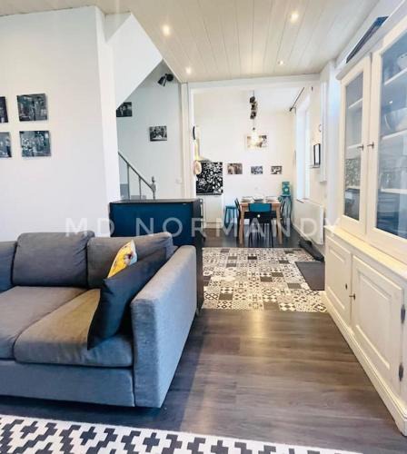 Villerville Villa | Belle Maison centre Villerville - 8 personnes - Terrasse