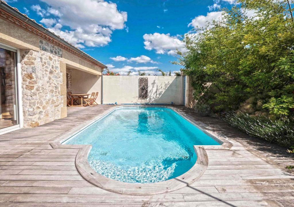 Durban-Corbieres Villa | Belle villa moderne 3 chambres, jardins terrasse piscine