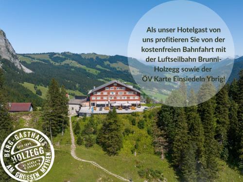 Alpthal Hotel | Berggasthaus Holzegg - Accessible Only by Cable Car