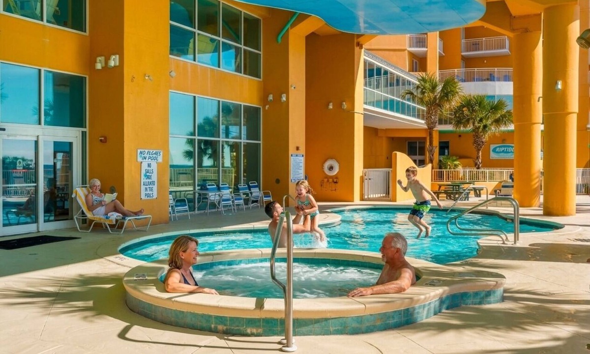 West Panama City Beach Condo | Best Beachfront Resort @ PCB Splash 1203E Free Beach Chairs Pools Crib