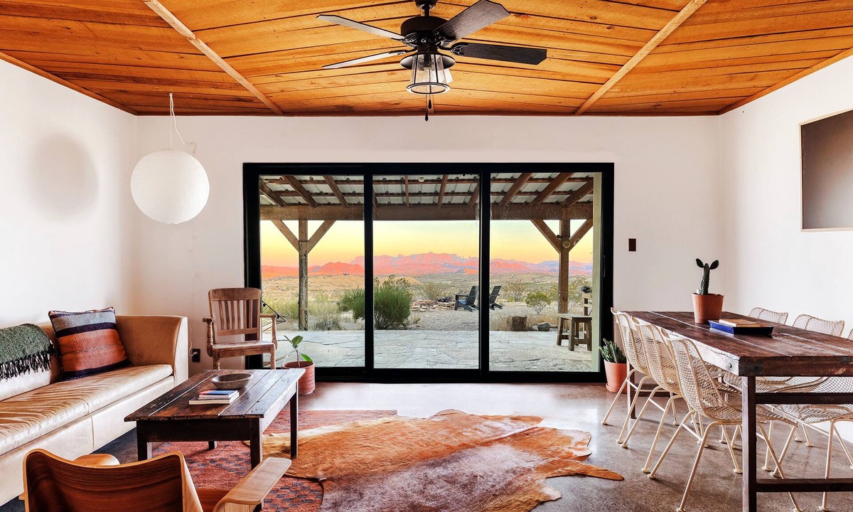 Study Butte-Terlingua House | Big Bend Escape Designer Adobe w/Mountain Views