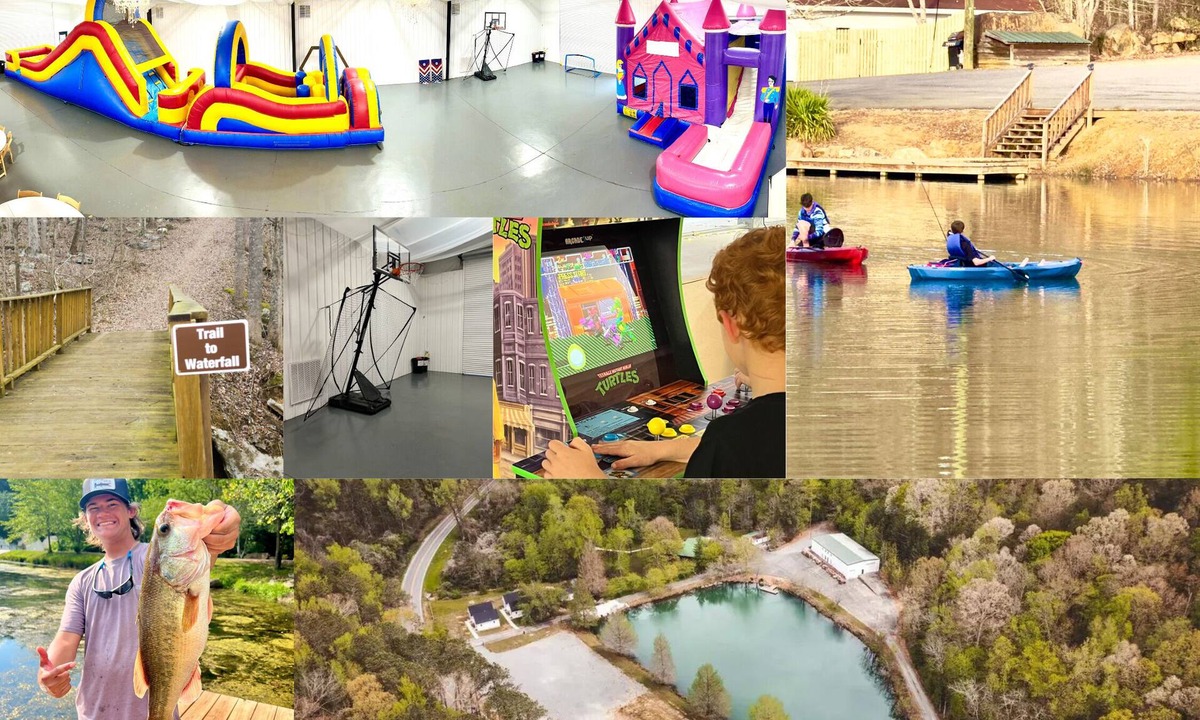 Albertville House | Black Bear Cabin: Arcade, Inflatables, Fishing