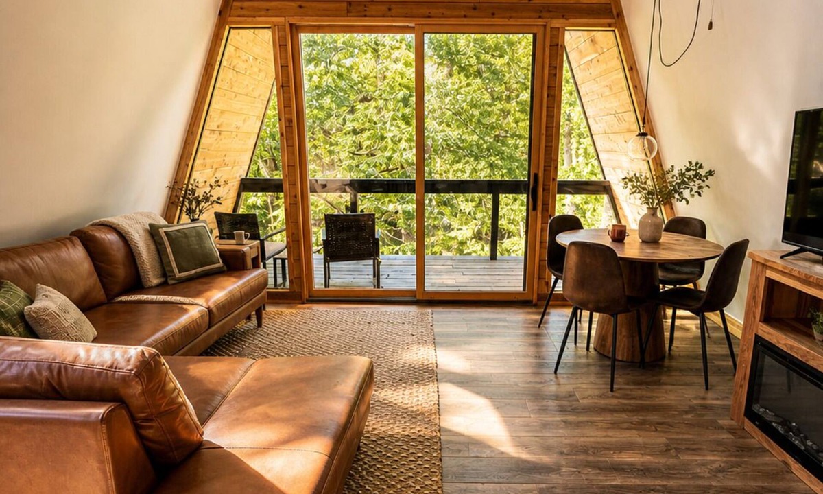 Rogers House | Black Gum Getaway-Cozy Forest A-frame Near Bentonville