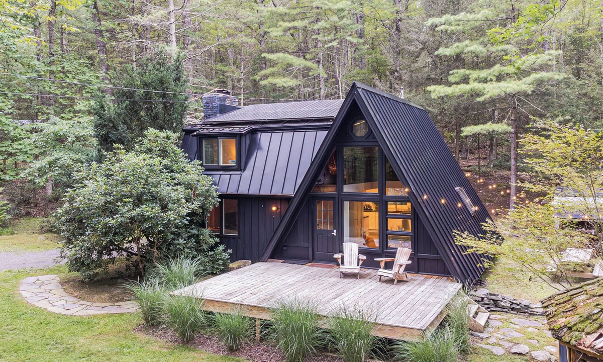 Kerhonkson Cabin | Black Pines A-Frame – A Cozy Catskills Retreat