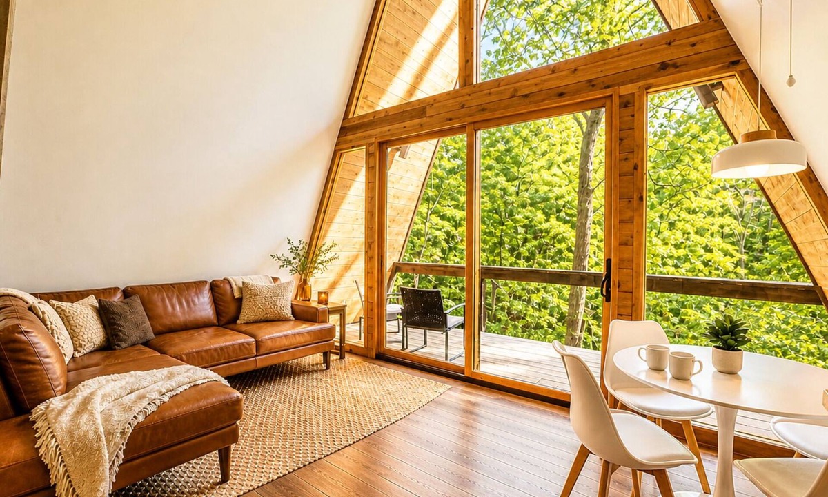 Rogers House | Black Walnut Bungalow-Cozy Forest A-frame near Bentonville
