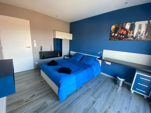 Salles-d'Aude Bed & Breakfast | Blue Diamond Room
