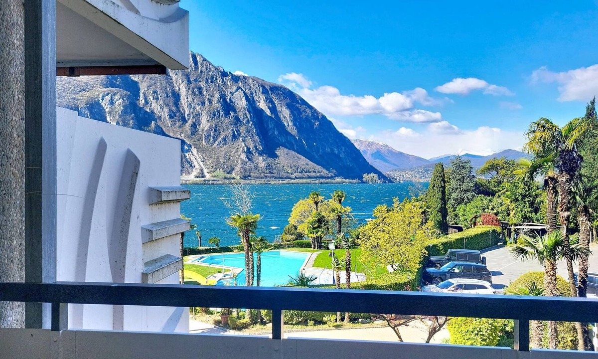 Bissone Apartment | Blue Lake Lugano Apt.312 by Interhome