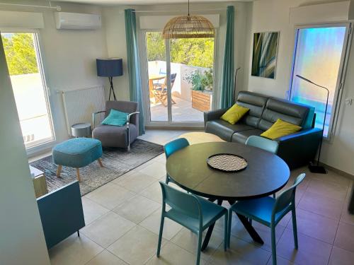 Balaruc-les-Bains Apartment | BLUE NOTE -4 étoiles-Terrasse Vue-2 Parking