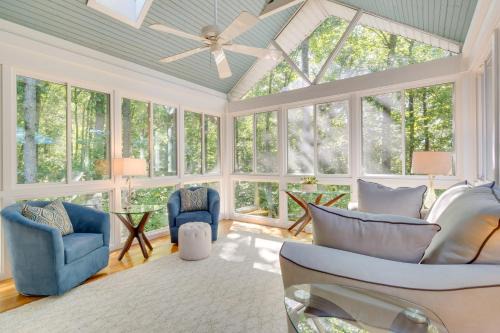Fletcher House | Blue Ridge Mountain Retreat: Deck & Sunroom!