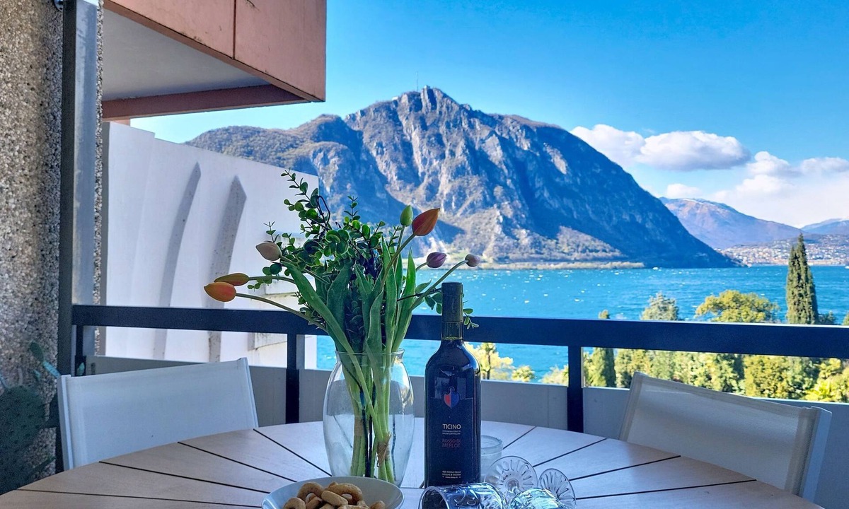 Bissone Apartment | Blue Vista Lugano Apt.616 by Interhome