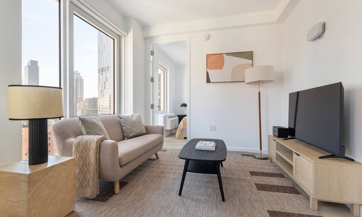 Downtown Brooklyn Apartment | Blueground | Downtown Brooklyn, rooftop, nr Brooklyn Bridge