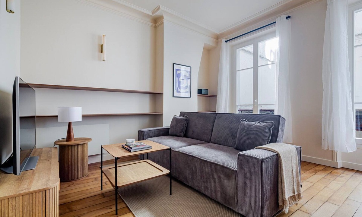 Saint-Gervais Apartment | Blueground | Le Marais, elev & w/d, nr Vosges