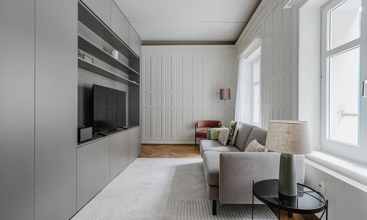 Oberstrass Apartment | Blueground | Oberstrass, rooftop & a/c