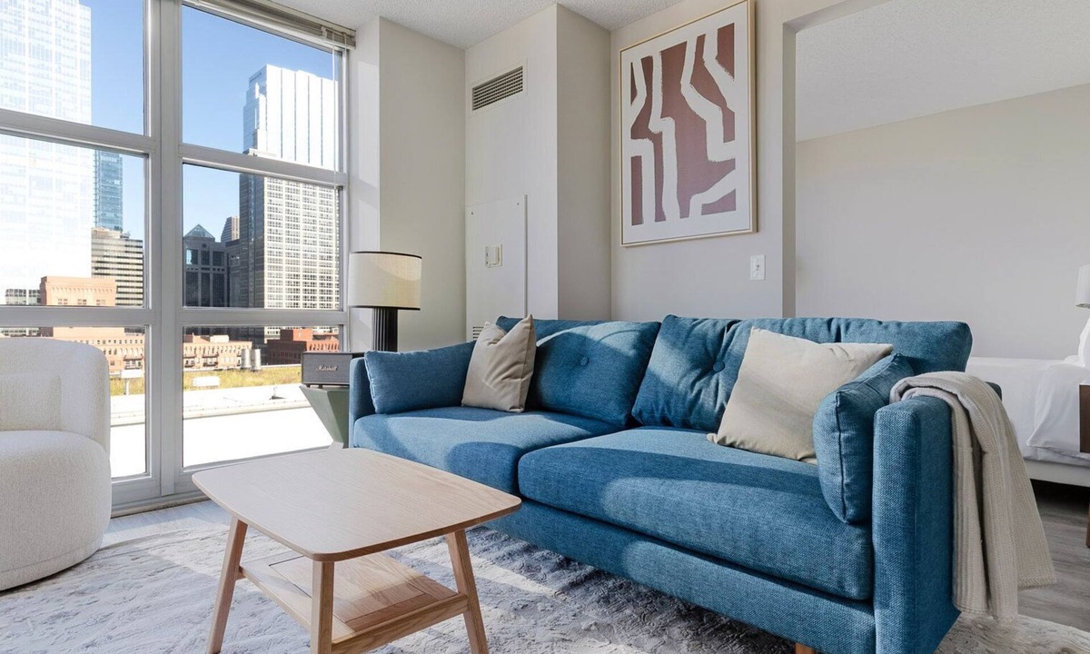 West Loop Gate Apartment | Blueground | West Loop Gate, rooftop, nr Millennium Park