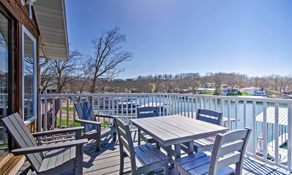 Sunrise Beach House | Boat Dock, Lake-View Decks! Ozarks Reunion Retreat