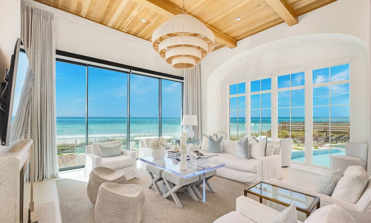 Inlet Beach House | Book for Spring Break! Gulf Front! LSV! Gym! Elevator! Peloton! Bikes! New Build