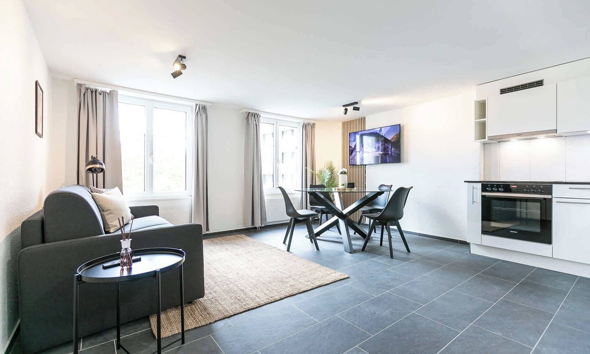 St. Gallen Apartment | book2stay 2-room apartment #2 Rosenberg up to 4 people