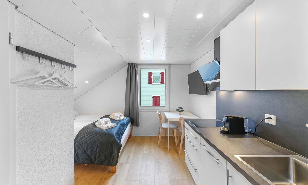 Herisau Apartment | book2sty: Cozy Studio with kitchenette and washing machine