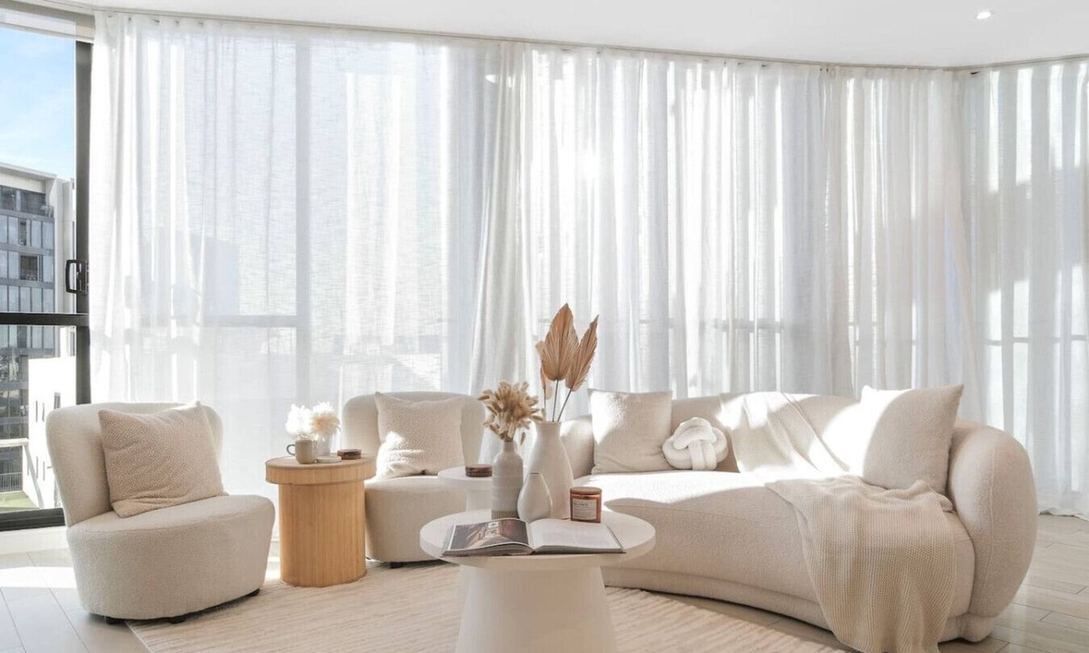 Wentworth Point Apartment | Bouclé Haven | 2BR, Sunset Skyline Views + Parking