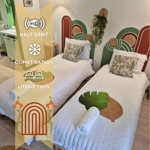 Lourdes Apartment | Boudoir - Clim-Wifi-Twin-Gare