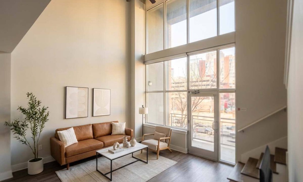 West End Apartment | Boulevard Stays Midtown 30ft Ceilings 1BR 01