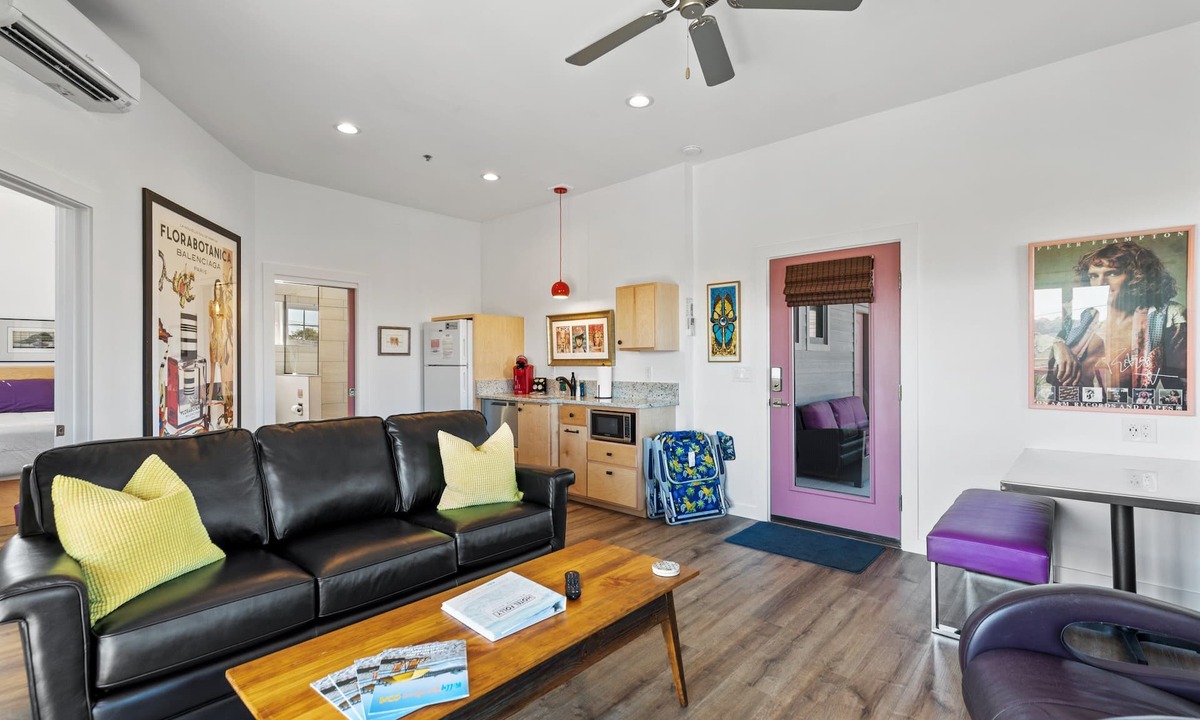 Folly Beach Hotel | Boutique Hotel Folly Room 2: King Suite with large private balcony in the heart of Folly Beach