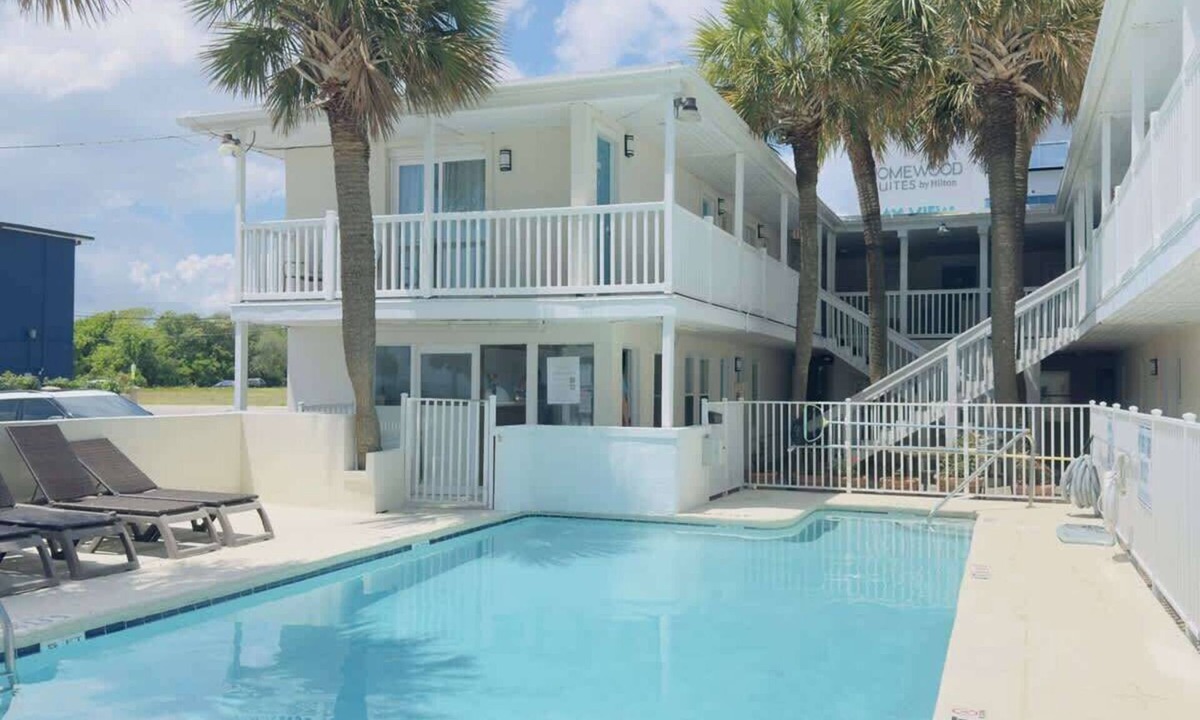 Downtown Myrtle Beach Apartment | Boutique on the beach, Studio #109 + Pool
