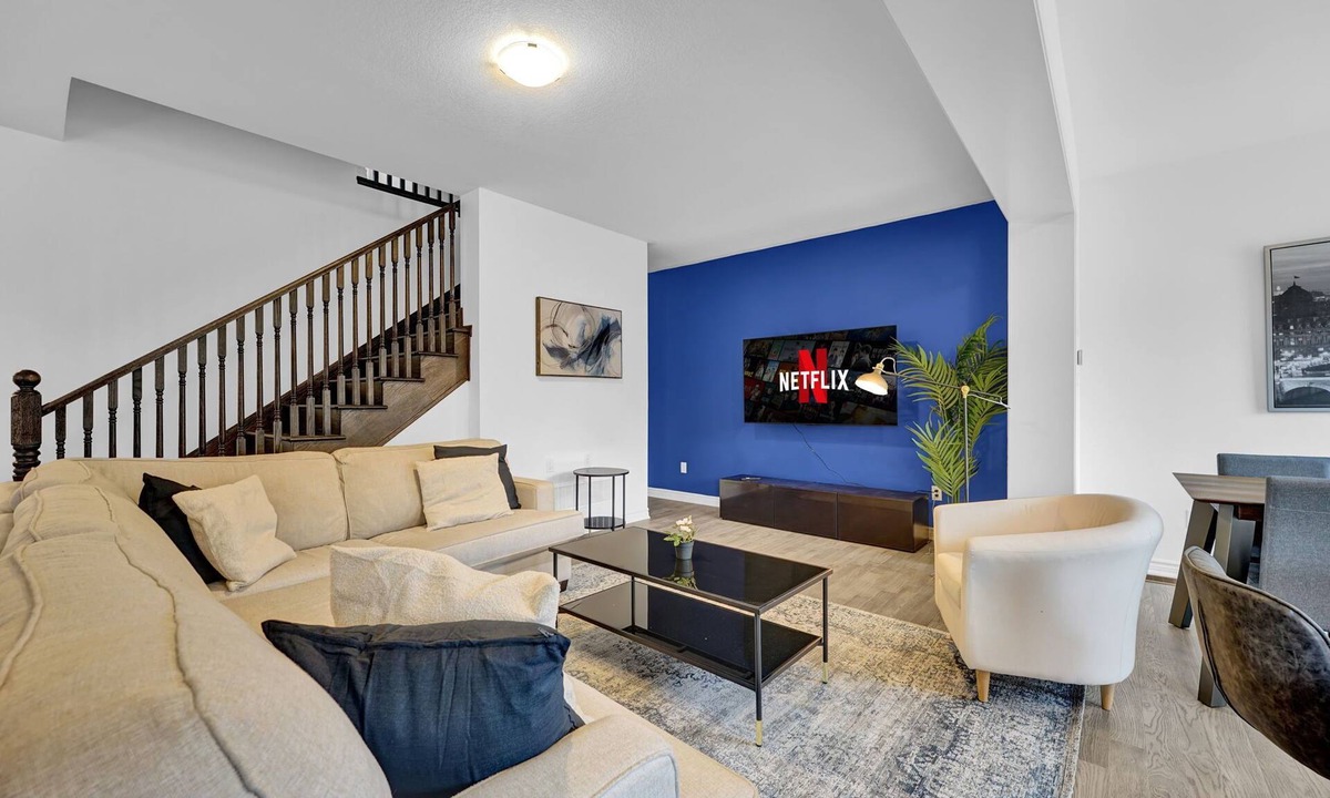 Kitchener House | Brand New 2Storey house with 65" TV