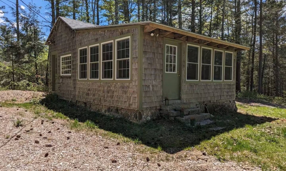 New Salem Cabin | BRAND NEW LISTING! Rustic cabin at historic orchard & cidery. Pet-Friendly!